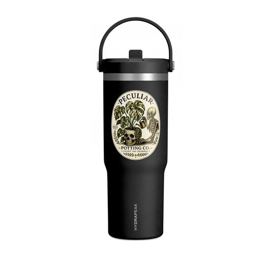 Peculiar Potting Co. 32oz Nomad Tumbler — Vintage Botanical Travel Mug