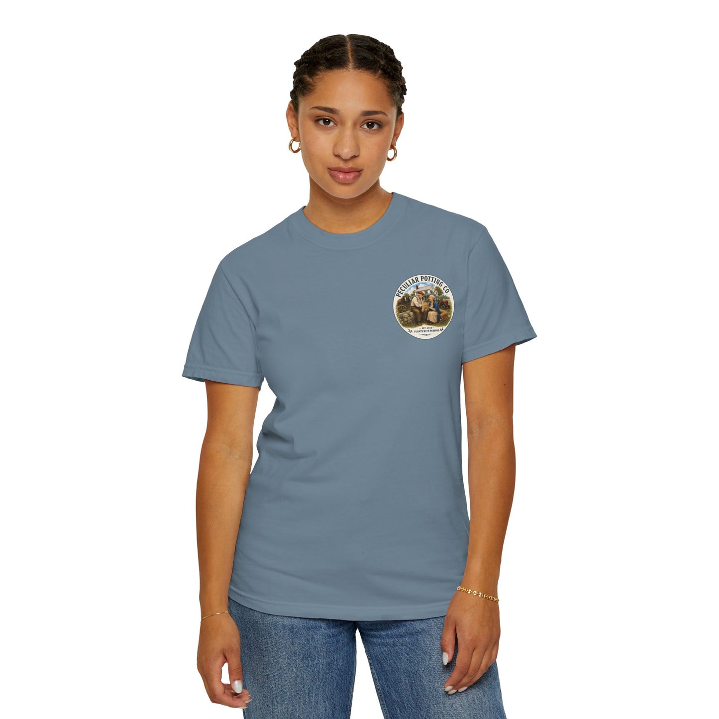 Peculiar Potting Co. T-Shirt — Vintage Gardeners "Plants With Purpose" Tee