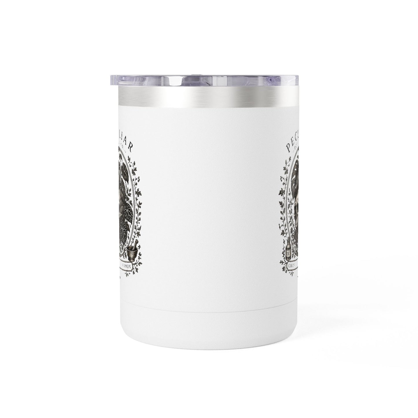 Peculiar Botanica Skull 15oz Travel Mug Tumbler