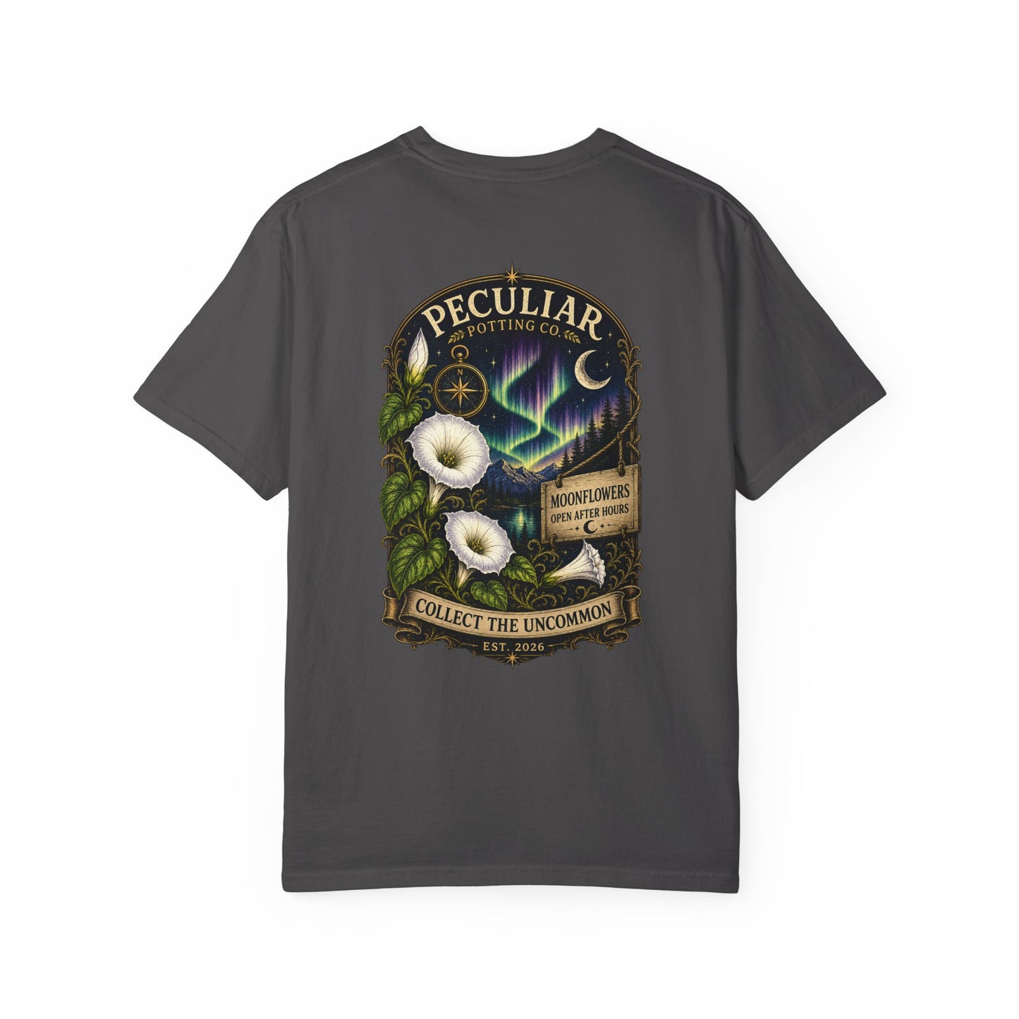 Moonflowers: Open After Hours  — Graphic Tee