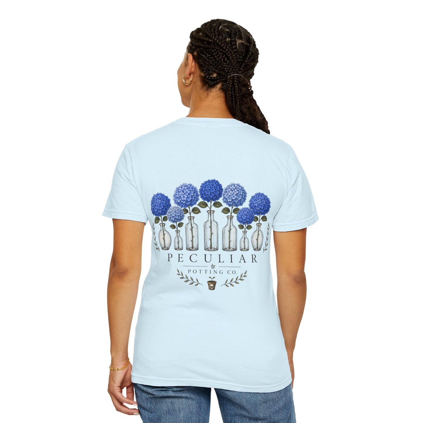 Blue Hydrangea—Rooted & Blooming Collection Graphic Tee