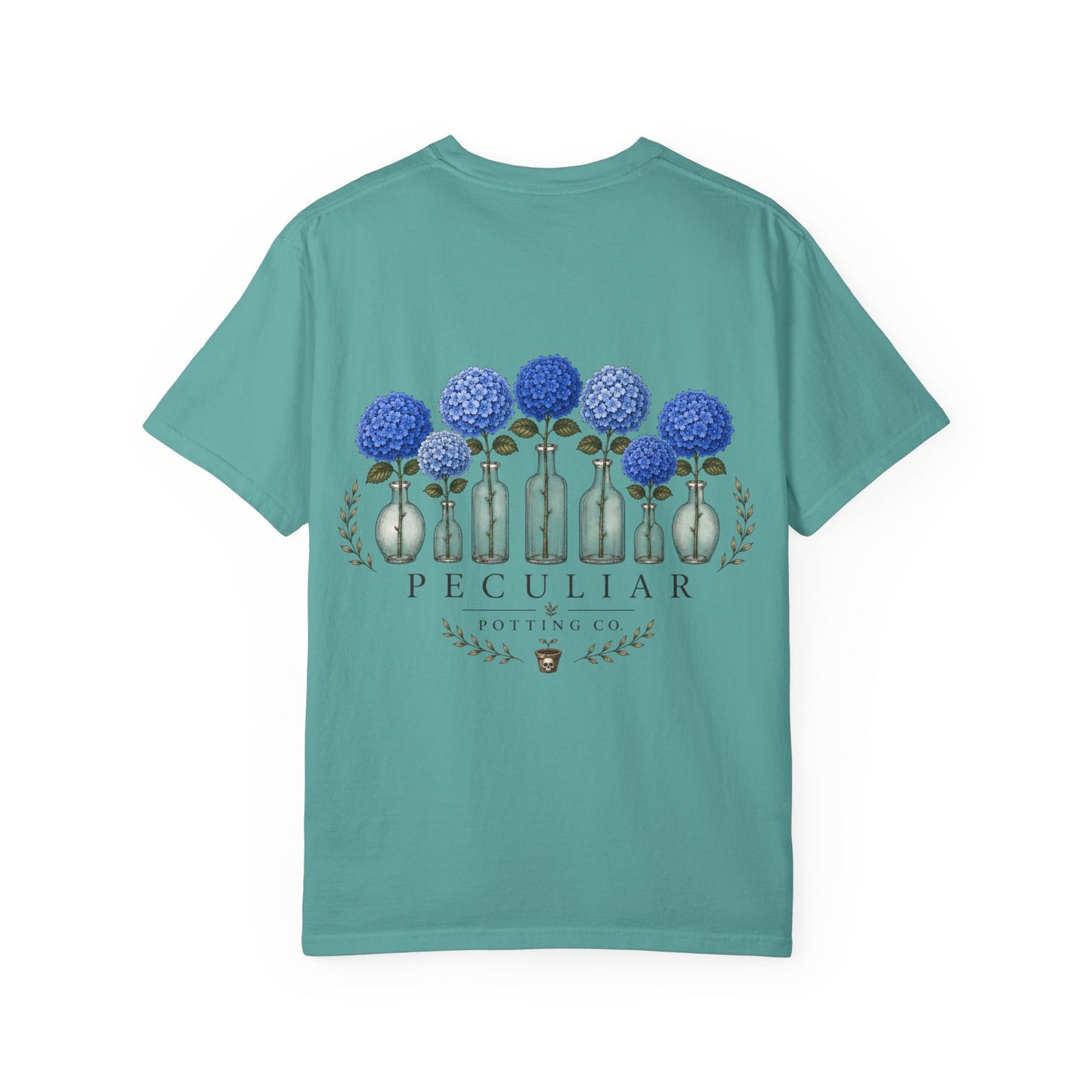 Blue Hydrangea—Rooted & Blooming Collection Graphic Tee