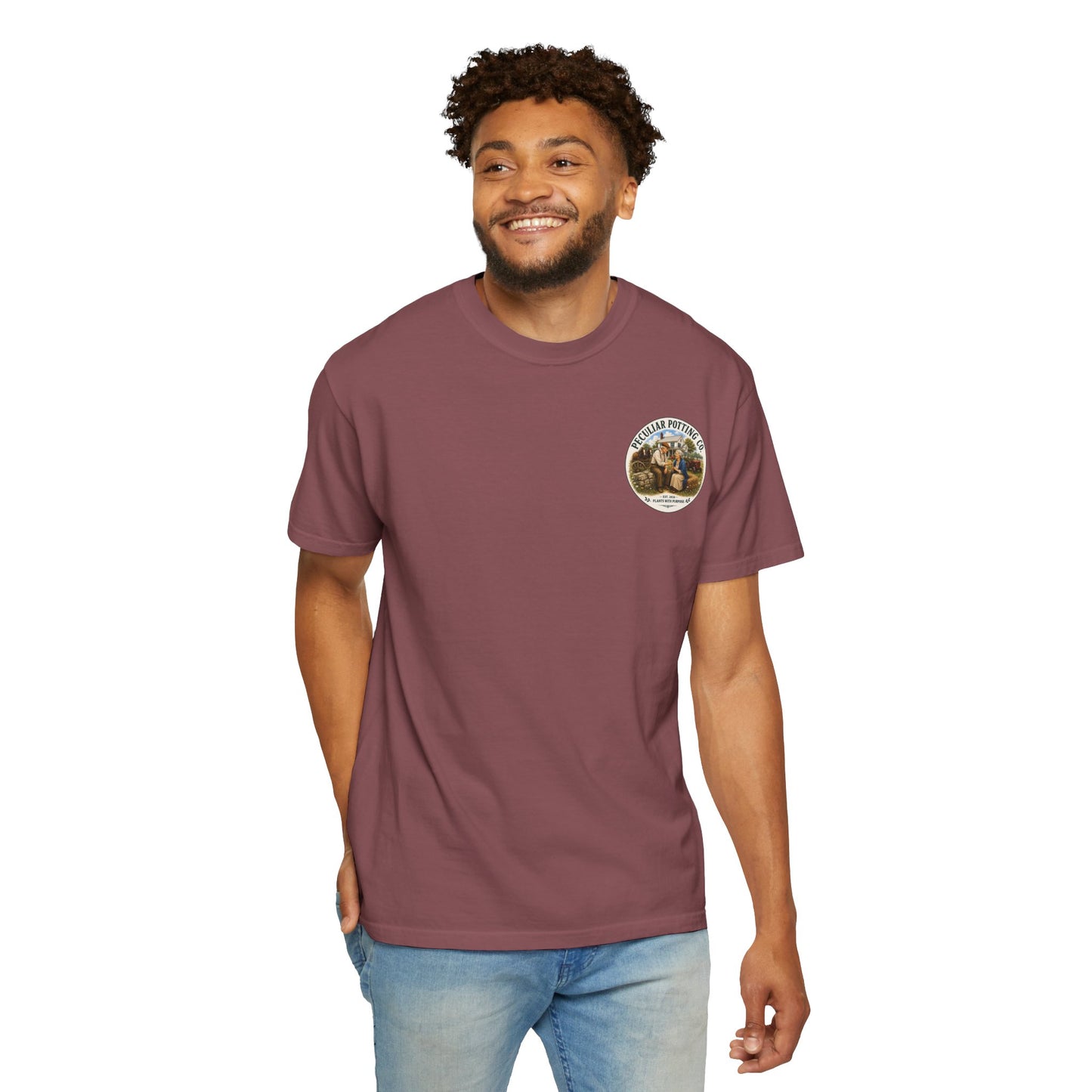 Peculiar Potting Co. T-Shirt — Vintage Gardeners "Plants With Purpose" Tee
