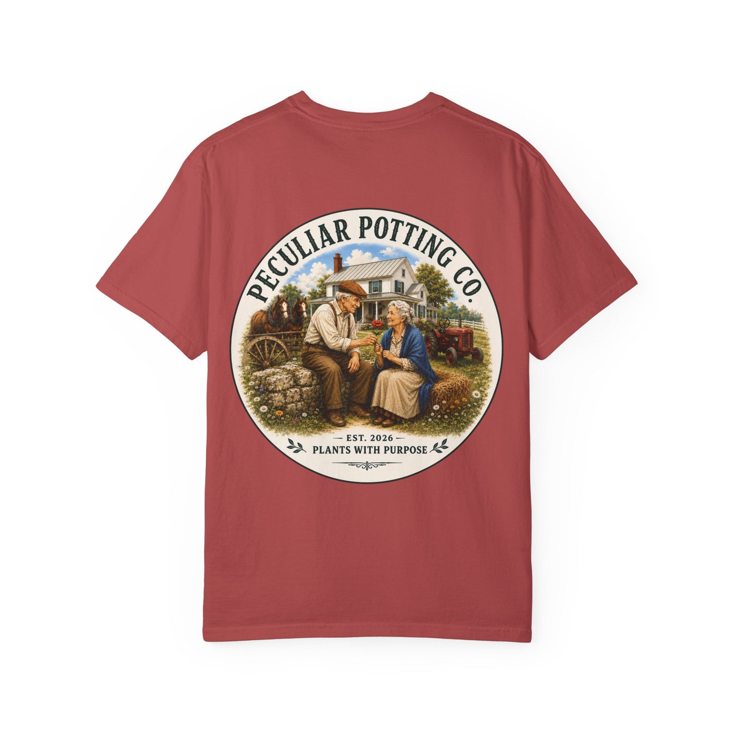Peculiar Potting Co. T-Shirt — Vintage Gardeners "Plants With Purpose" Tee