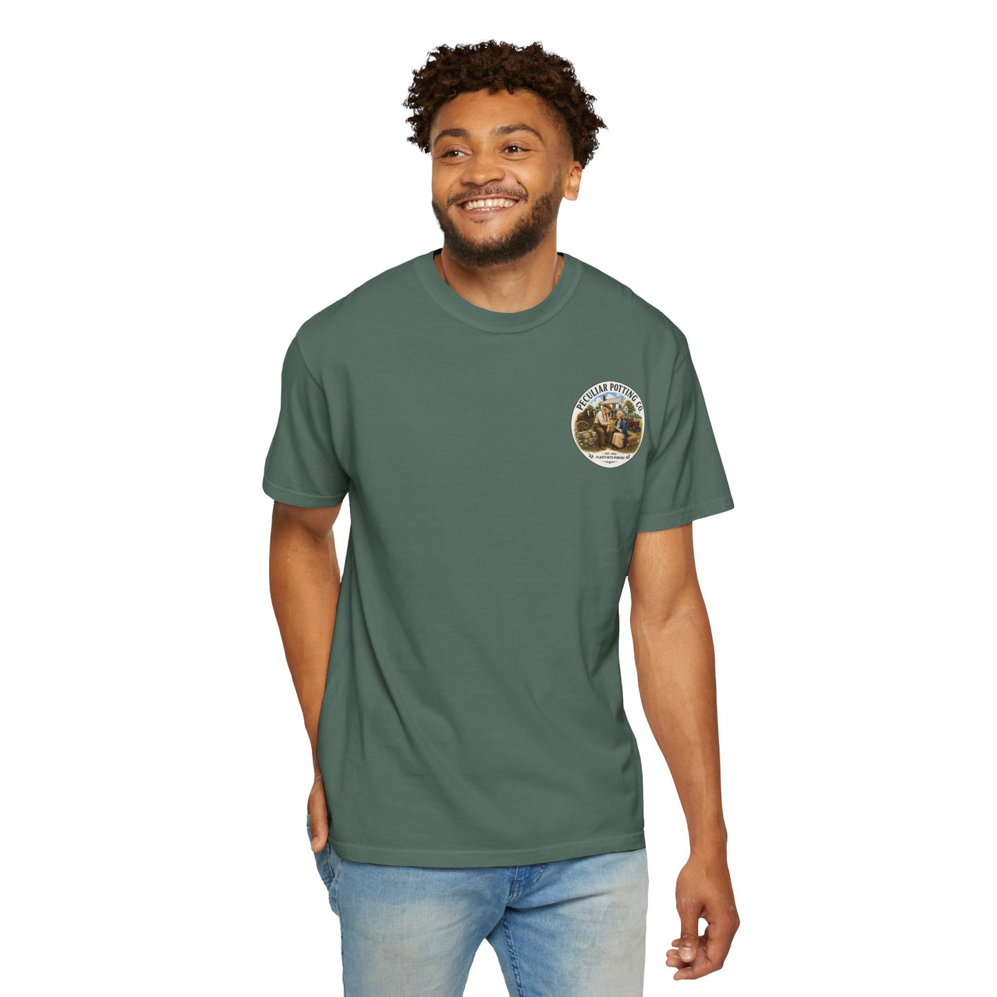 Peculiar Potting Co. T-Shirt — Vintage Gardeners "Plants With Purpose" Tee