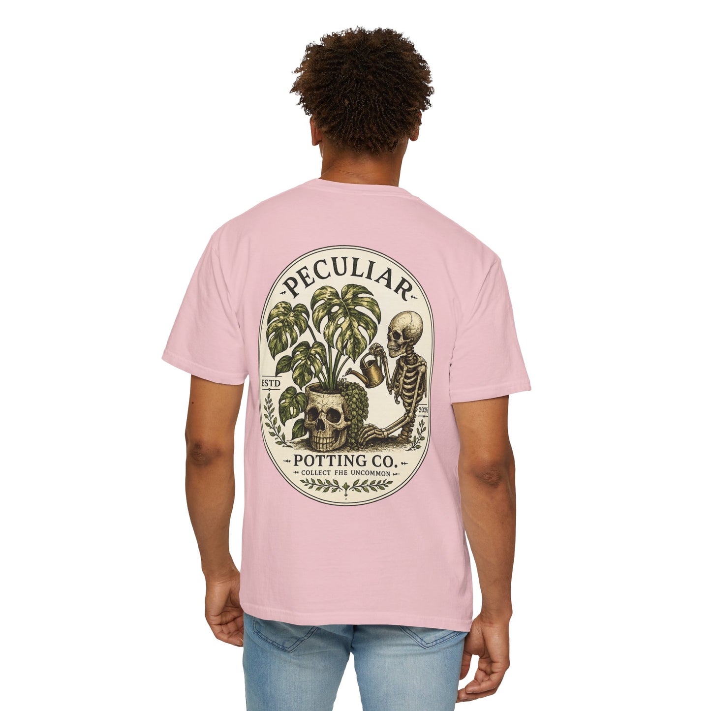 Peculiar Potting Co. Skeleton & Monstera T-Shirt