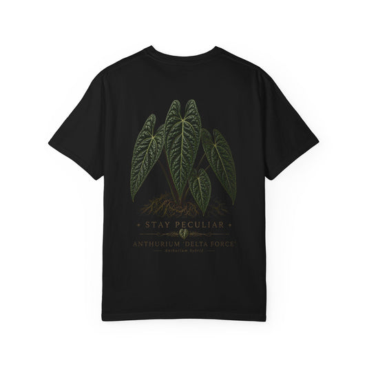 Anthurium Delta Force  ---  Silhouette Specimen Series Graphic Tee