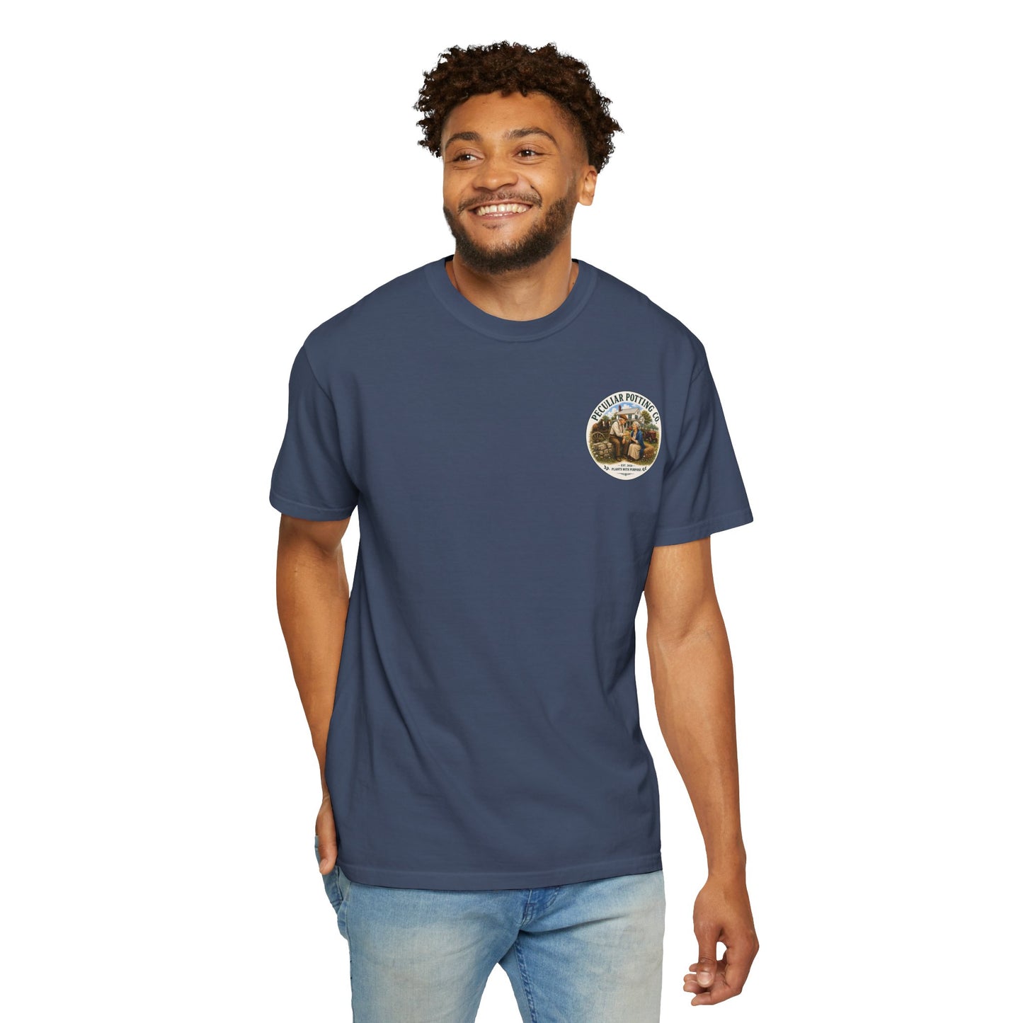 Peculiar Potting Co. T-Shirt — Vintage Gardeners "Plants With Purpose" Tee