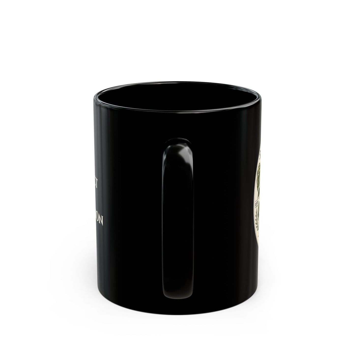 Collect the Uncommon Black Mug – Monstera Skeleton Coffee Cup (11oz, 15oz)