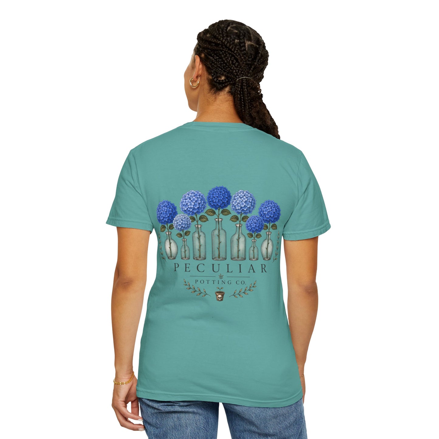 Blue Hydrangea—Rooted & Blooming Collection Graphic Tee