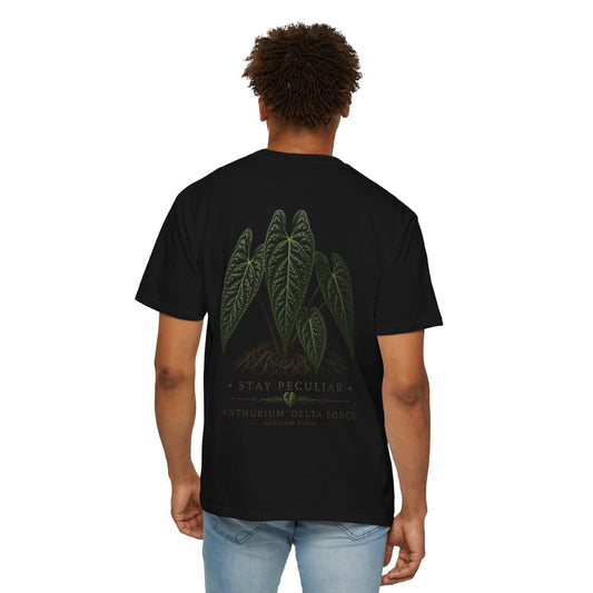 Anthurium Delta Force  ---  Silhouette Specimen Series Graphic Tee