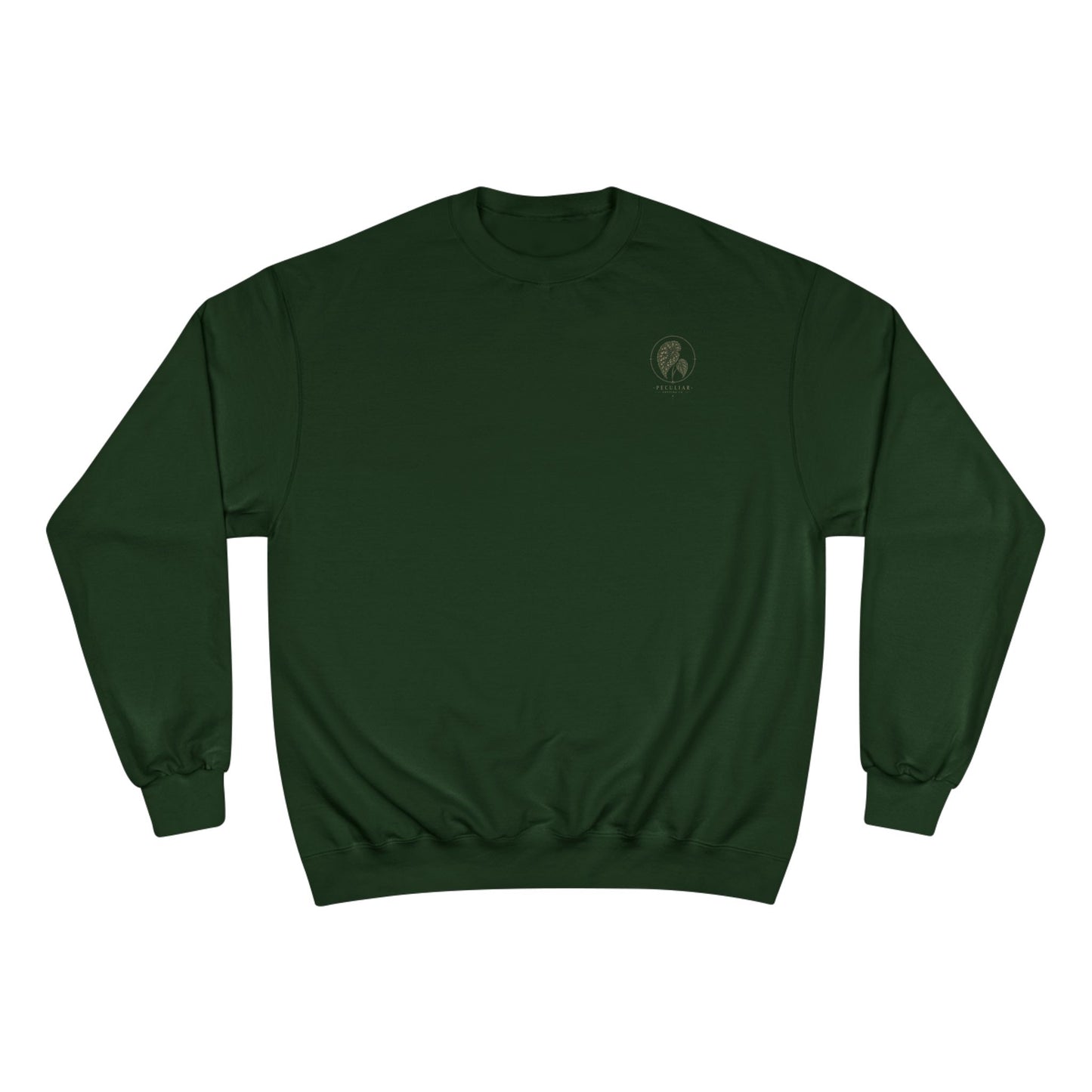 Plant Goddess Crewneck Sweatshirt — Vintage Botanical "Peculiar" Backprint
