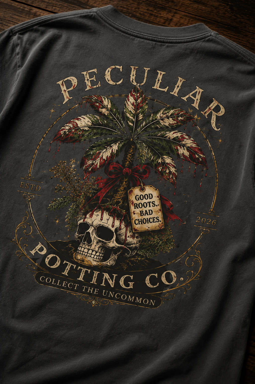 Blood Money  —  Peculiar Potting Co.  Graphic Tee