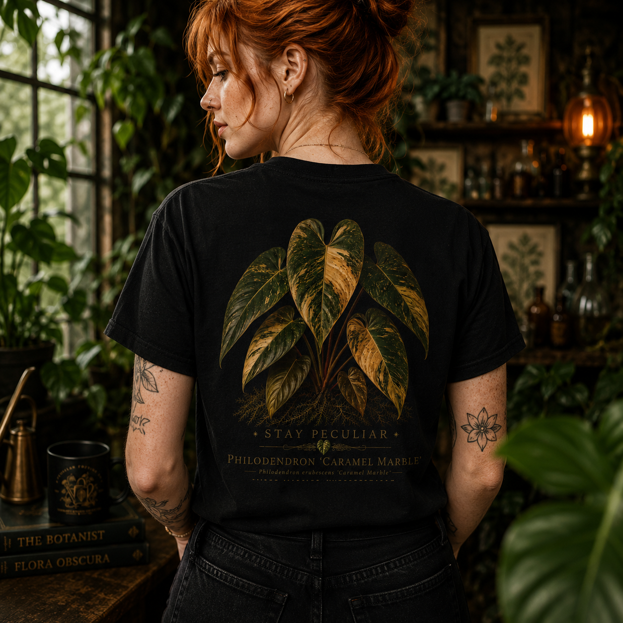 Philodendron Caramel Marble — Graphic Tee