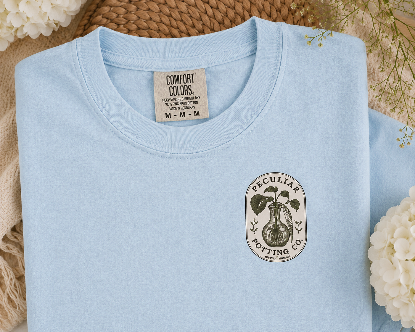 Blue Hydrangea — Graphic Tee
