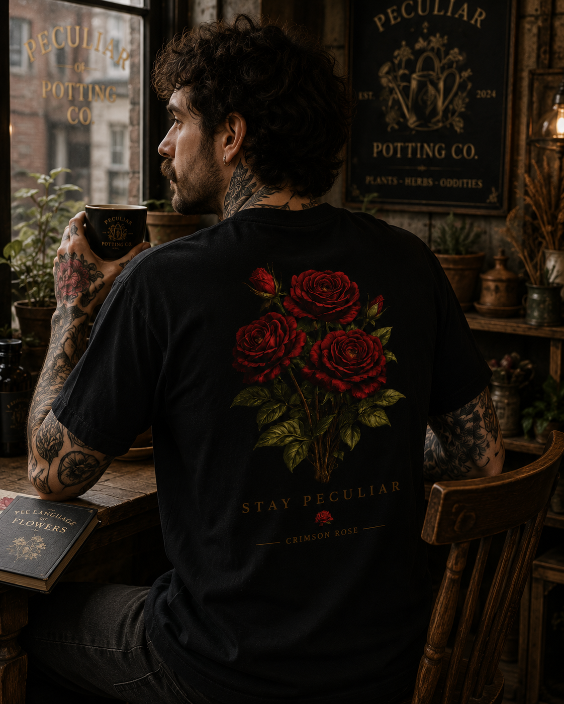 Crimson Rose —  Graphic Tee