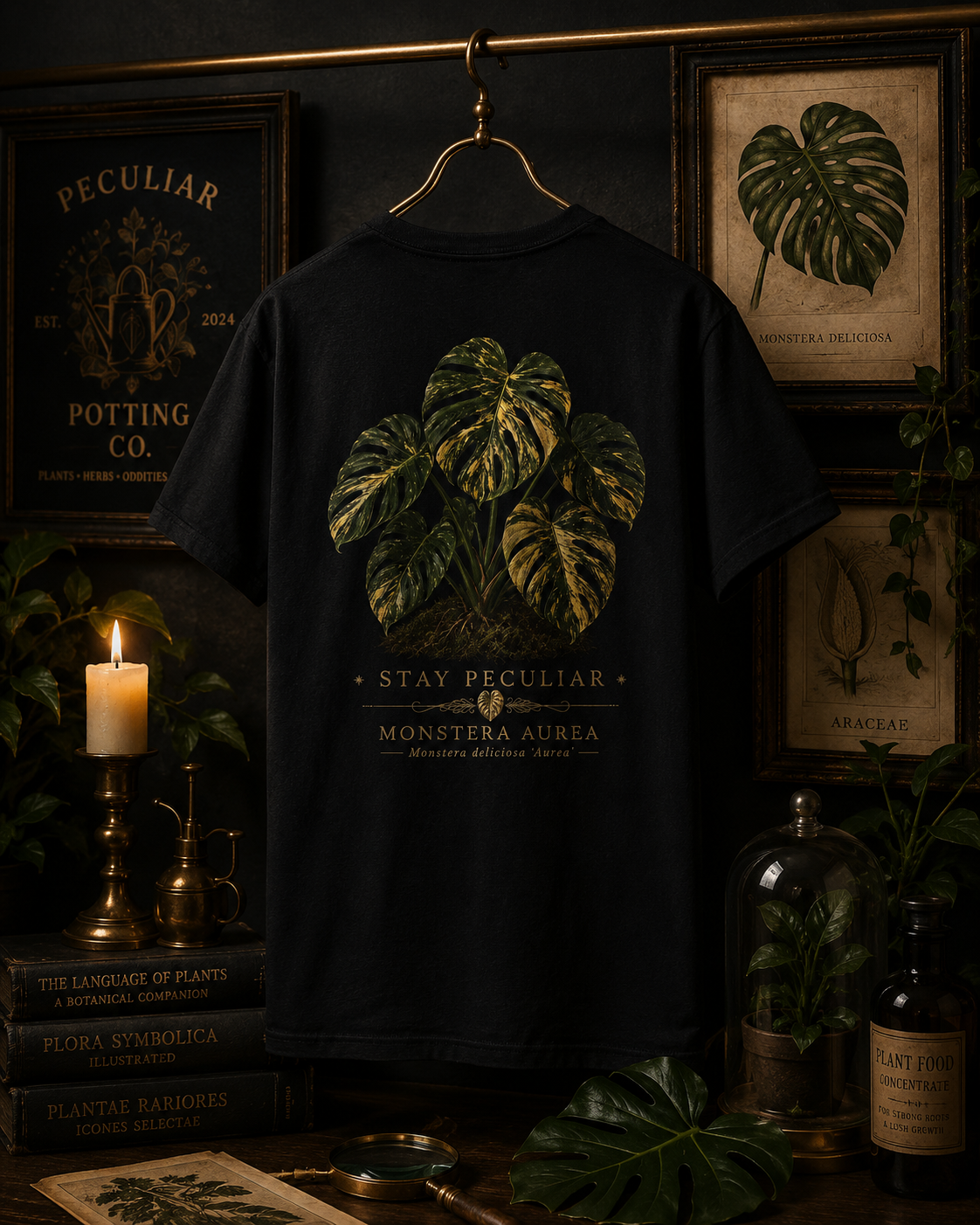 Monstera Aurea Plant — Graphic Tee
