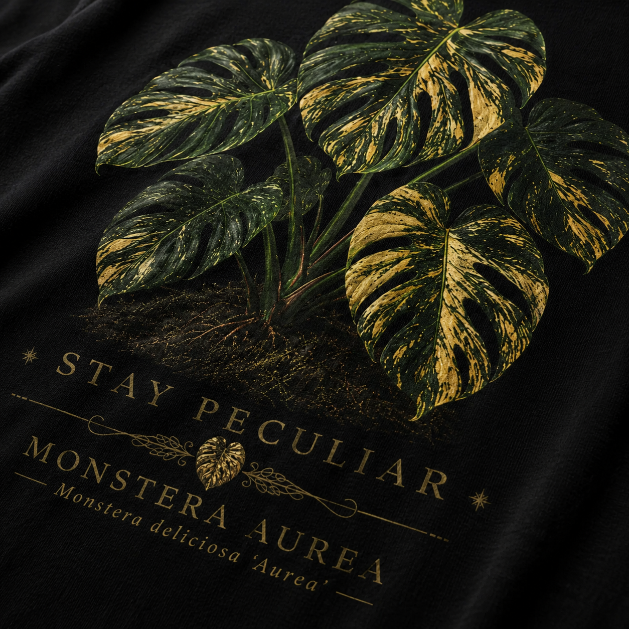 Monstera Aurea Plant — Graphic Tee