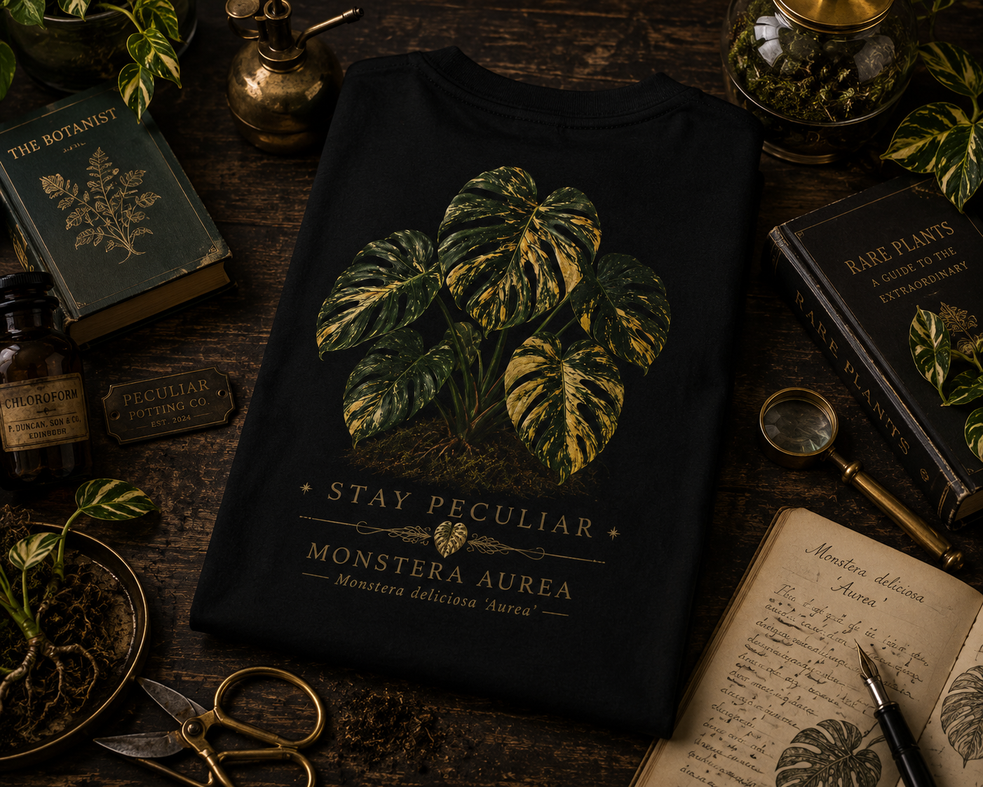 Monstera Aurea Plant — Graphic Tee