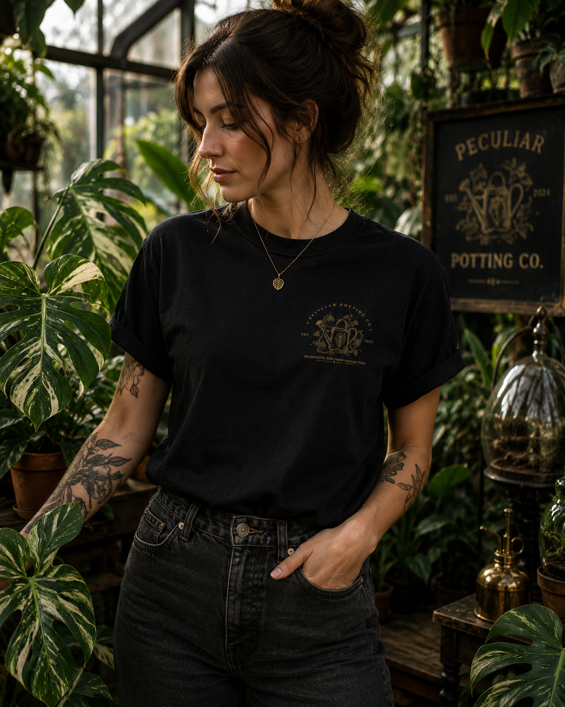 Monstera Aurea Plant — Graphic Tee
