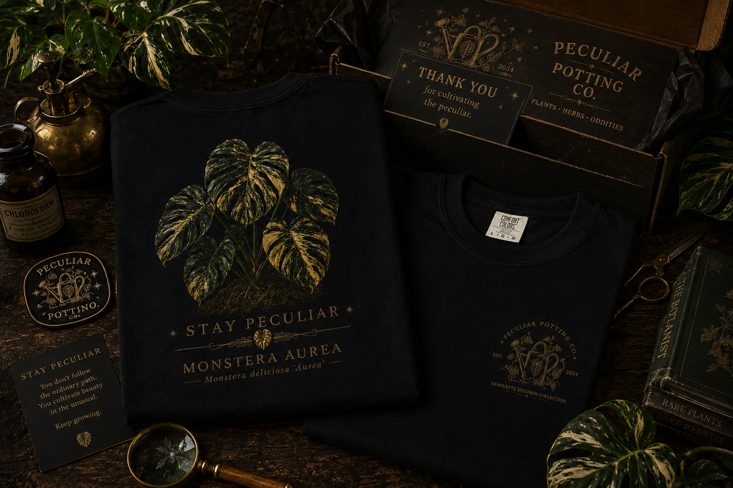 Monstera Aurea Plant — Graphic Tee
