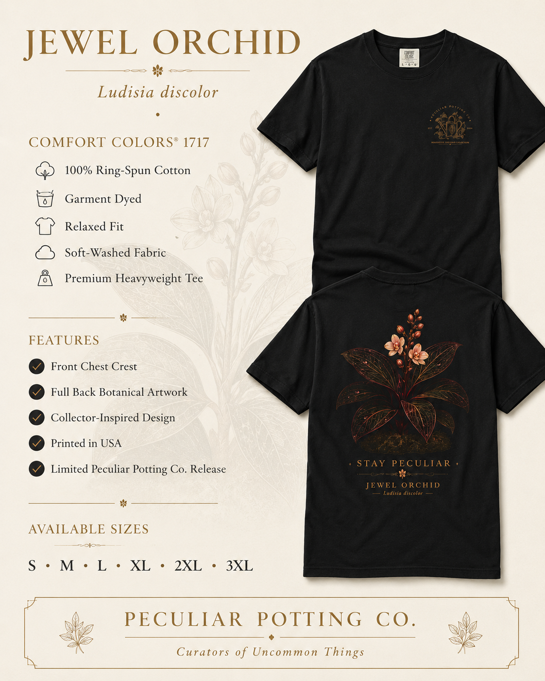 Jewel Orchid — Graphic Tee