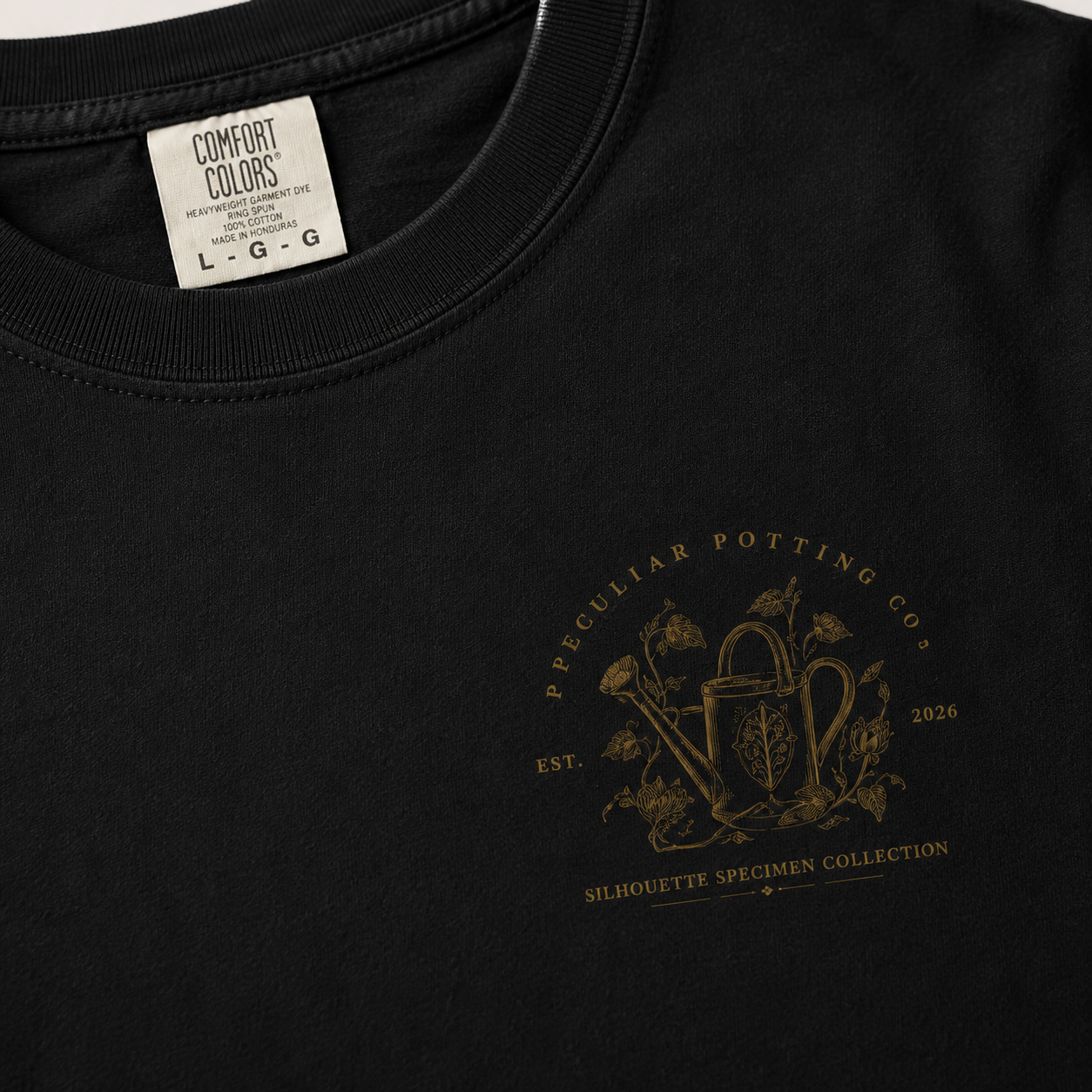 Black Beauty Peony — Graphic Tee