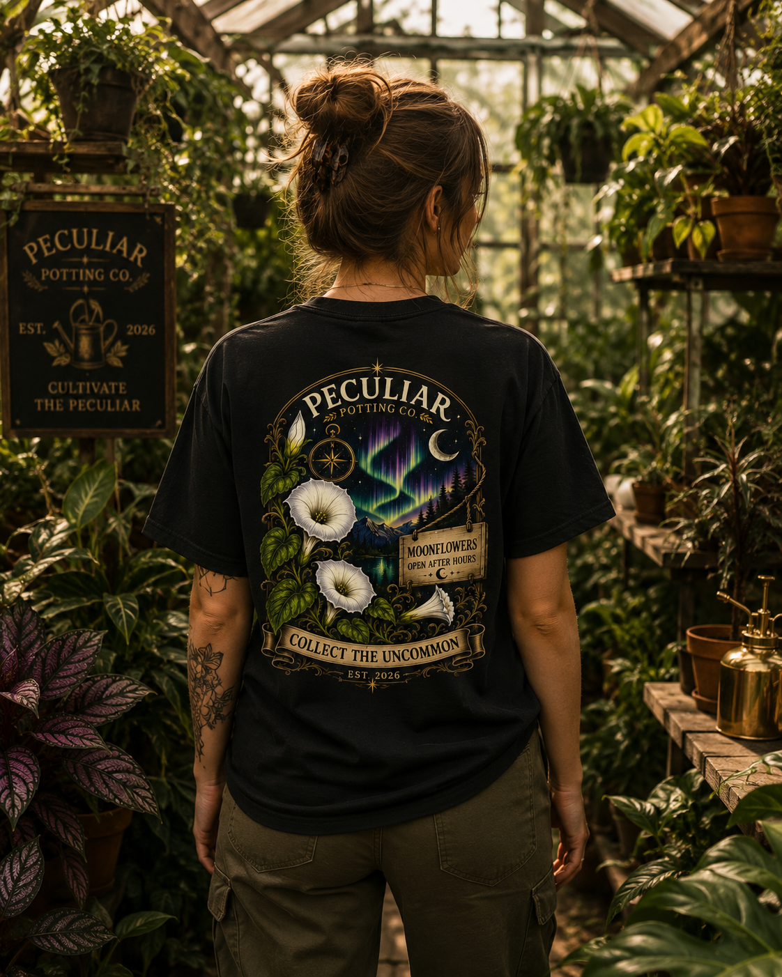 Moonflowers: Open After Hours  — Graphic Tee