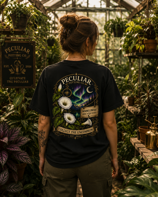 Moonflowers: Open After Hours  — Graphic Tee