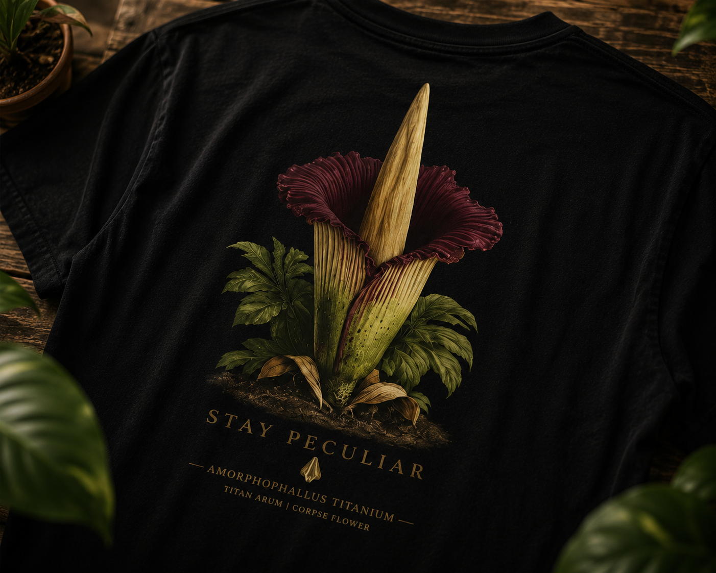 Amorphophallus Titanum (Corpse Flower) — Graphic Tee