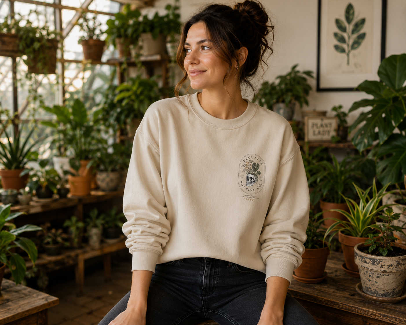 Skull and Aroid — Crewneck