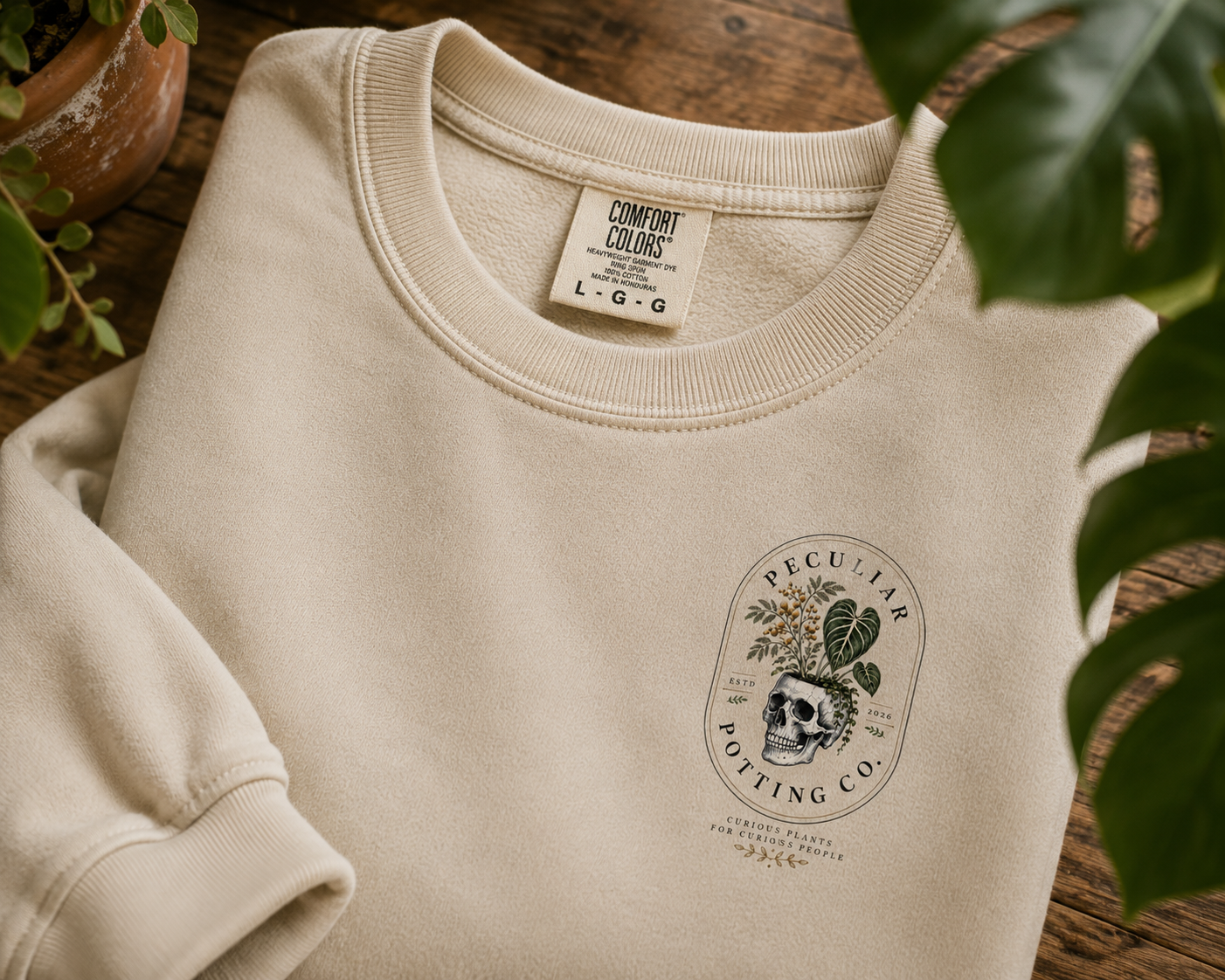 Skull and Aroid — Crewneck