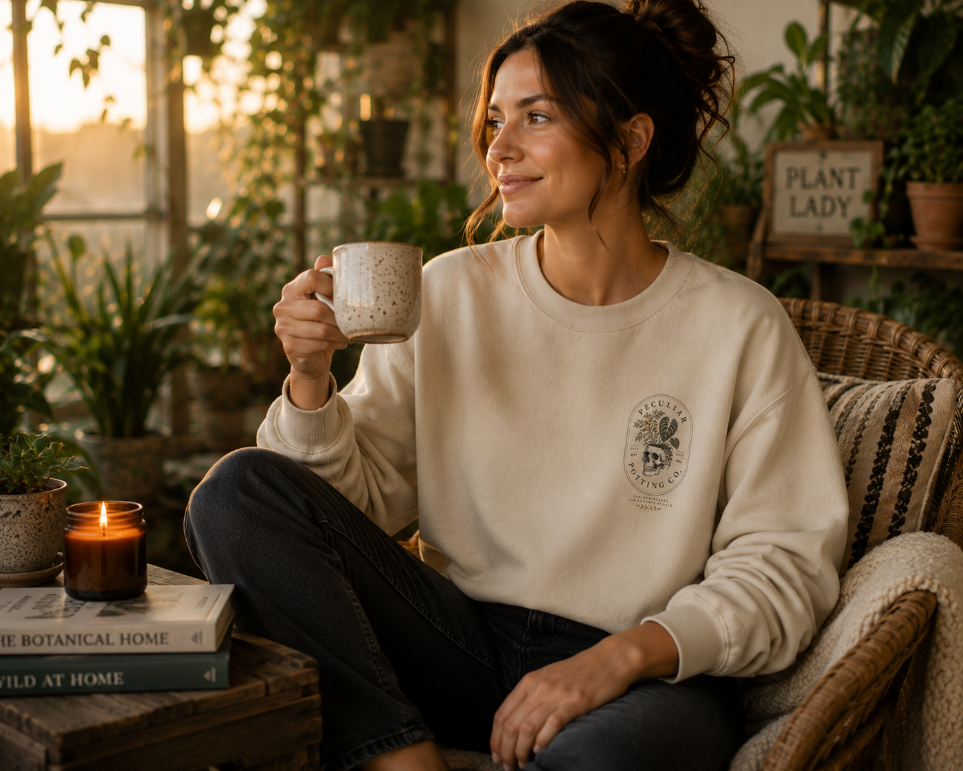 Skull and Aroid — Crewneck